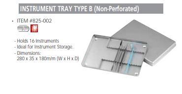 Kontejner typ B na 16 ks nástrojů - bez perforace